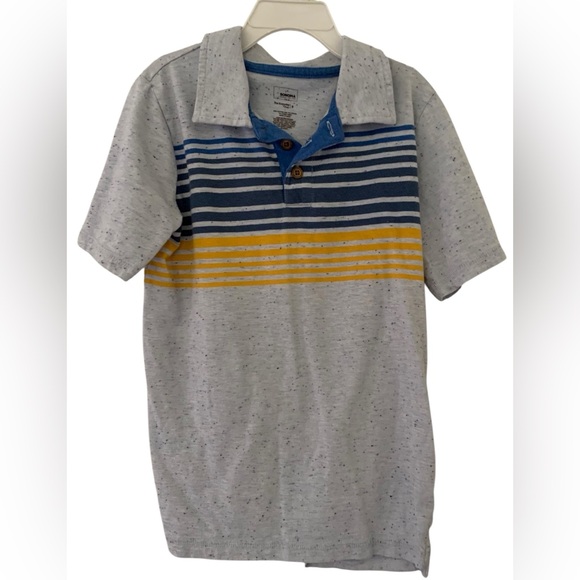 Sonoma Boys Size 8 Multicolored Striped Polo Shirt - Picture 1 of 3